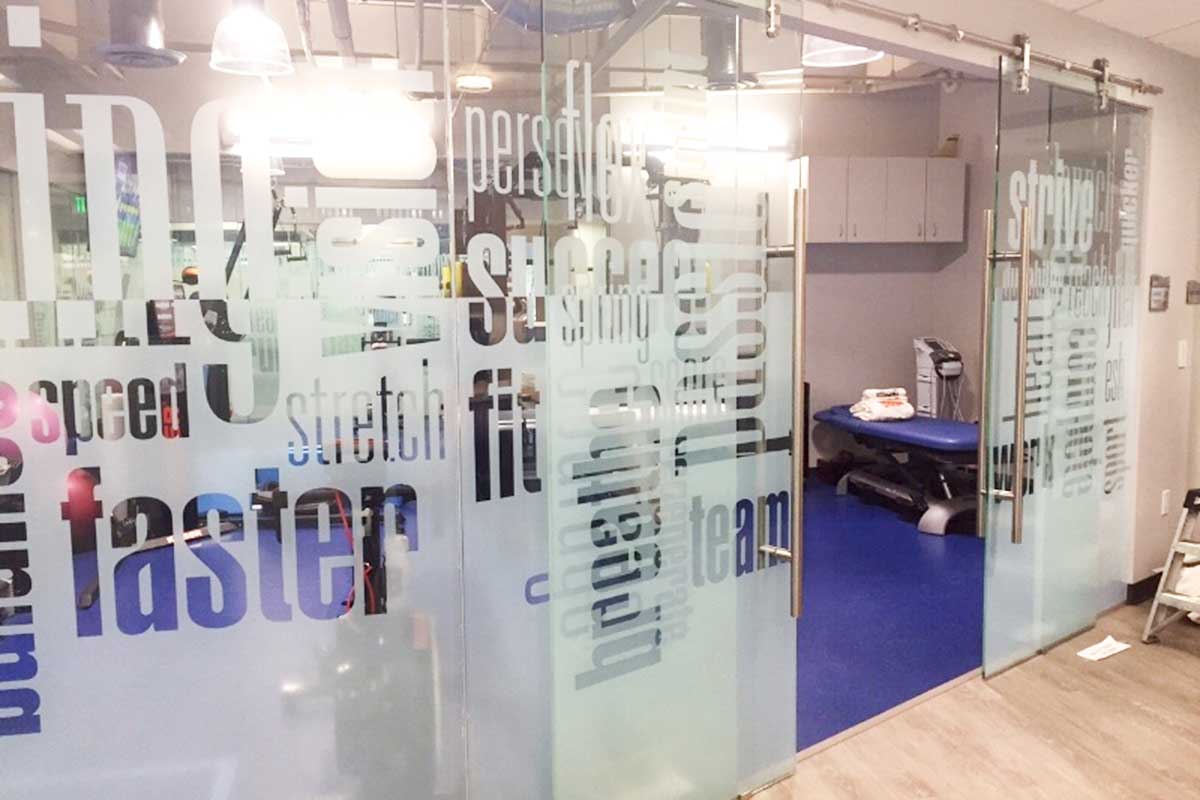 Custom vinyl graphics for glass windows and doors Custom vinyl graphics for glass windows and doors