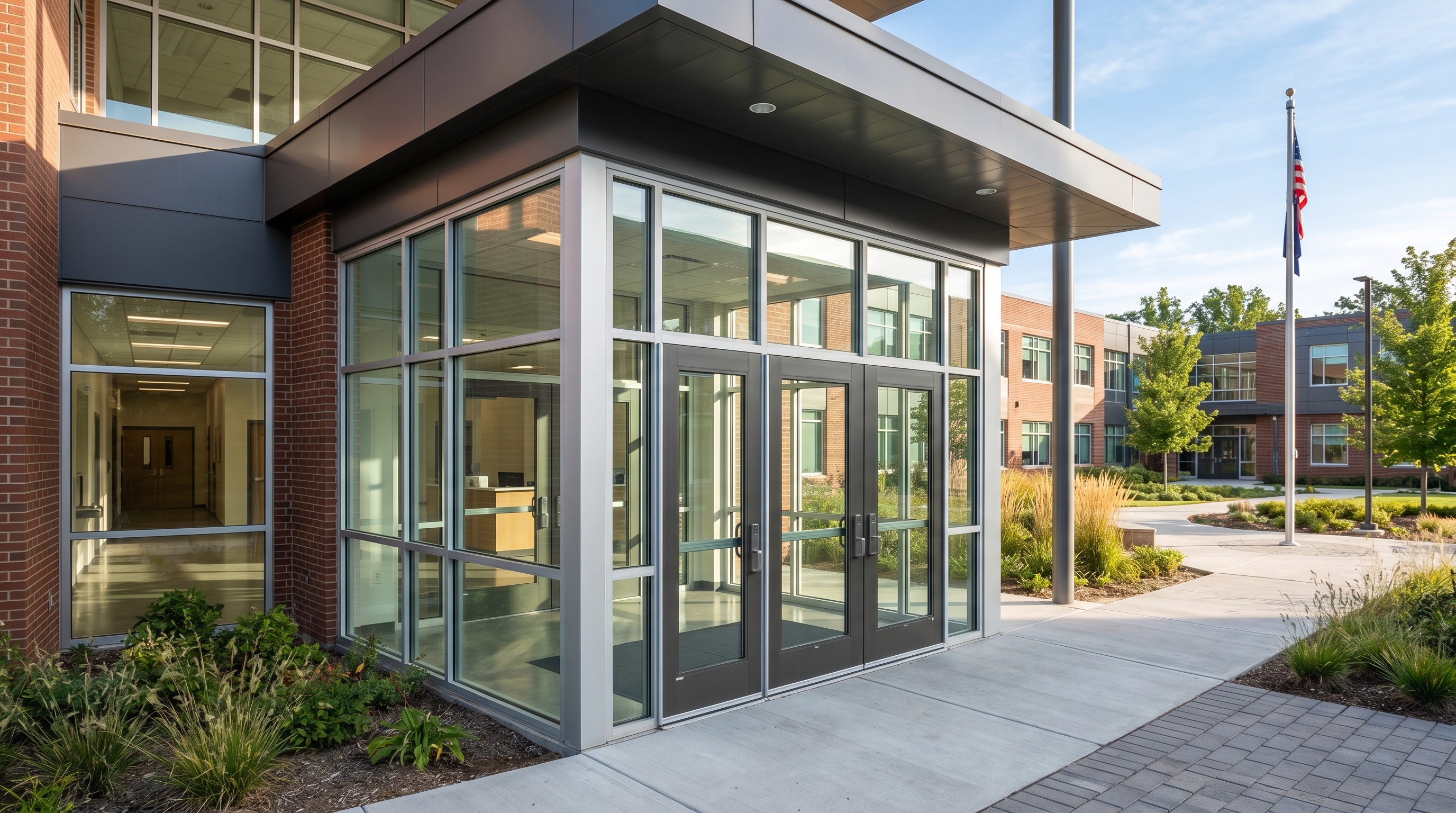 security-window-film-school-entrance